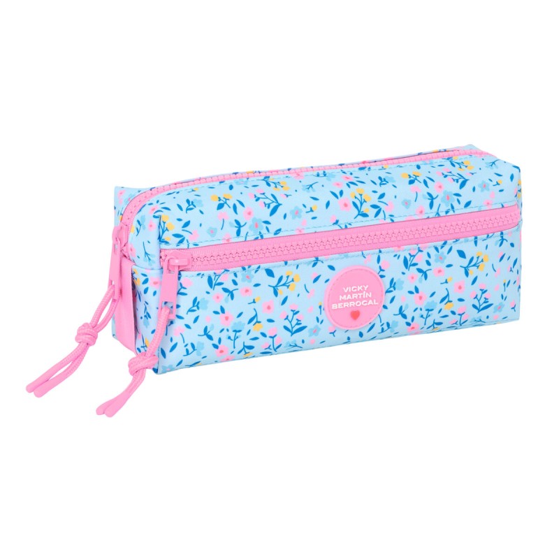 Necessaire Vicky Martín Berrocal Paraíso Rosa Azzurro Chiaro 22 x 8,5 x 6 cm Necessaire Vicky Martín Berrocal Paraíso Rosa Azzurro Chiaro 22 x 8,5 x 6 cm
