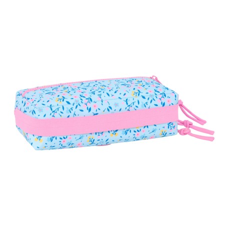 Necessaire Vicky Martín Berrocal Paraíso Rosa Azzurro Chiaro 22 x 8,5 x 6 cm