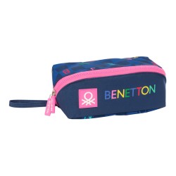 Necessaire Benetton Damero Blu Marino 20 x 8 x 8 cm
