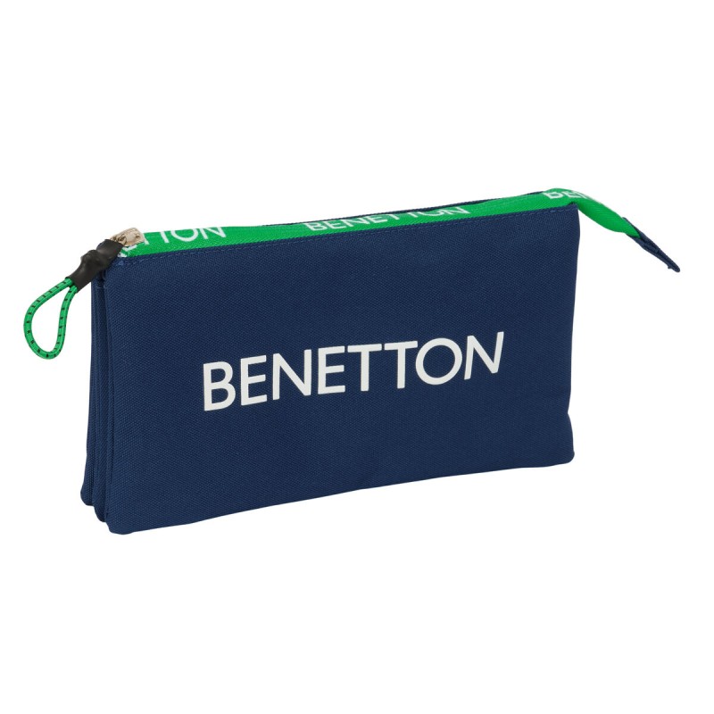 Necessaire Benetton Green Blu Marino 22 x 12 x 3 cm Necessaire Benetton Green Blu Marino 22 x 12 x 3 cm