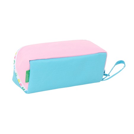 Necessaire Benetton Unique Rosa Turchese 20 x 8 x 8 cm
