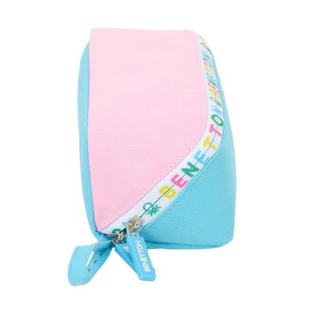 Necessaire Benetton Unique Rosa Turchese 20 x 8 x 8 cm