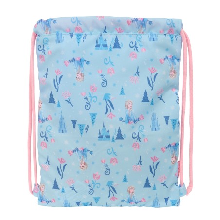 Zainetto con Cordini Frozen Ice magic Azzurro 26 x 34 x 1 cm