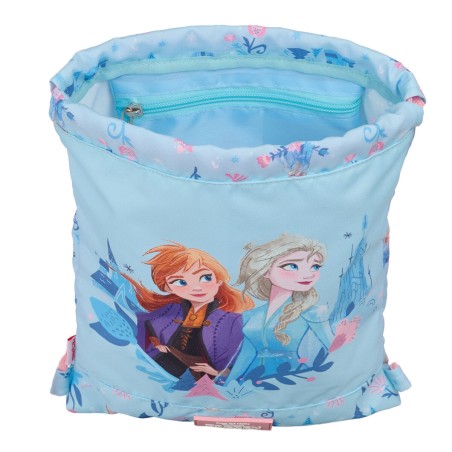 Zainetto con Cordini Frozen Ice magic Azzurro 26 x 34 x 1 cm