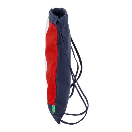 Zainetto con Cordini Benetton Flag Blu Marino 35 x 40 x 1 cm