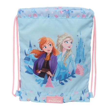 Zainetto con Cordini Frozen Ice magic Azzurro 26 x 34 x 1 cm