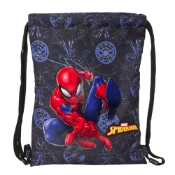 Zainetto con Cordini Spider-Man Attack Nero 26 x 34 x 1 cm