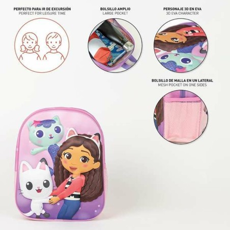 Zaino Scuola 3D Gabby's Dollhouse