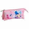 Portaoggetti Triplo Minnie Mouse Rosa 2,2 x 1,1 x 22,5 cm