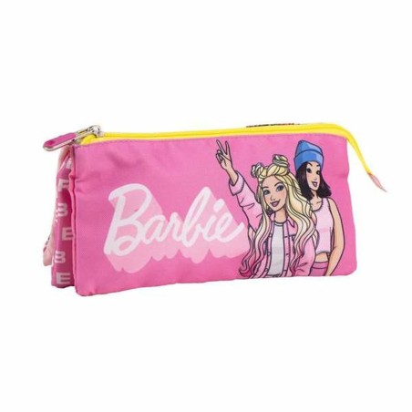 Portaoggetti Triplo Barbie Fucsia 2,2 x 1,1 x 22,5 cm