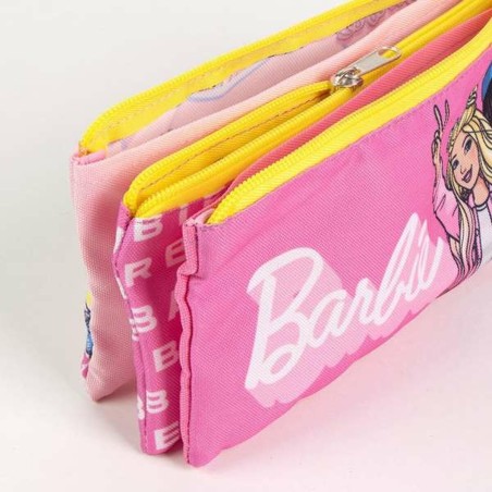 Portaoggetti Triplo Barbie Fucsia 2,2 x 1,1 x 22,5 cm