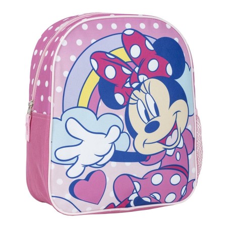 Zaino Scuola Minnie Mouse Rosa 25,0 x 30,0 x 9,0 cm