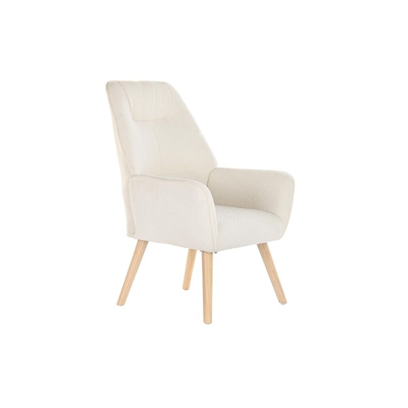 Poltrona DKD Home Decor Crema Naturale 65 x 75 x 96 cm Poltrona DKD Home Decor Crema Naturale 65 x 75 x 96 cm