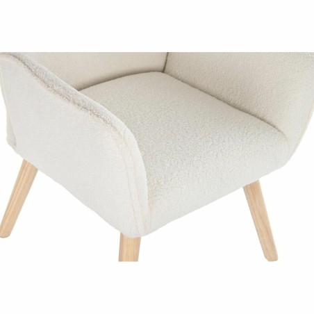 Poltrona DKD Home Decor Crema Naturale 65 x 75 x 96 cm
