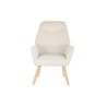 Poltrona DKD Home Decor Crema Naturale 65 x 75 x 96 cm