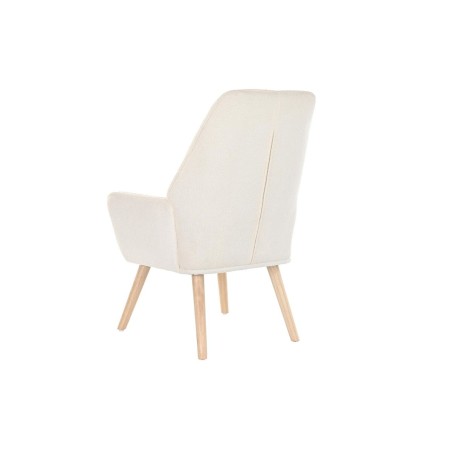Poltrona DKD Home Decor Crema Naturale 65 x 75 x 96 cm