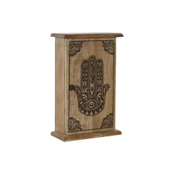 Armadietto portachiavi Home ESPRIT Naturale 18 x 7,5 x 28 cm