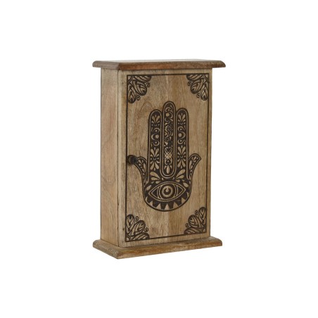 Armadietto portachiavi Home ESPRIT Naturale 18 x 7,5 x 28 cm