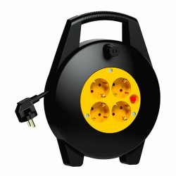 Avvolgicavo TM Electron 3 x 1,5 mm 10 m 4 Prese