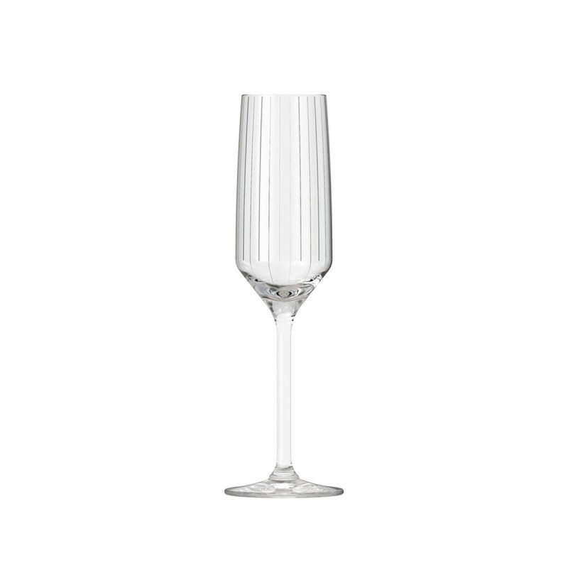 Calice da champagne Inde Carre optics 6 Pezzi