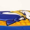 Zaino Scuola 3D Sonic Azzurro 25 x 31 x 9 cm Arancio