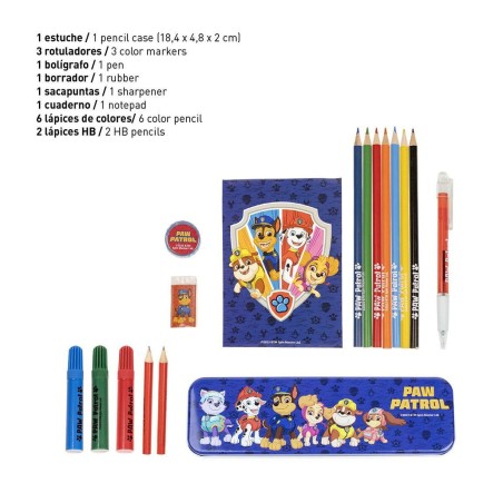 Set Scuola The Paw Patrol 16 Pezzi