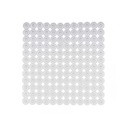 Tappetino Antiscivolo da Doccia Trasparente PVC 54 x 54 x 1 cm (6 Unità)