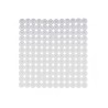 Tappetino Antiscivolo da Doccia Trasparente PVC 54 x 54 x 1 cm (6 Unità)