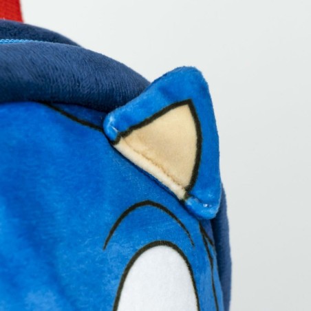 Zaino Scuola Sonic Azzurro 18 x 22 x 8 cm