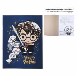 Set di Cancelleria Harry Potter Azzurro Nero Rosso 16 Pezzi (6 Pezzi)