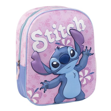 Zaino Scuola Stitch Rosa 25,0 x 10,0 x 31,0 cm