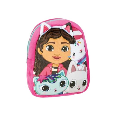 Zaino Scuola Gabby's Dollhouse Rosa 18 x 22 x 8 cm