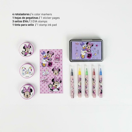 Set di Cancelleria Minnie Mouse 11 Pezzi