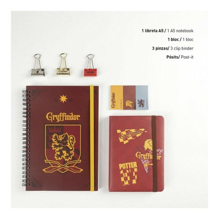 Set di Cancelleria Harry Potter Rosso