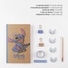 Set di Cancelleria Stitch Azzurro 10 Pezzi (6 Pezzi)