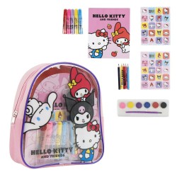 Zainetto per Bambini per Disegnare Hello Kitty Rosa 22,0 x 23,0 x 7,0 cm