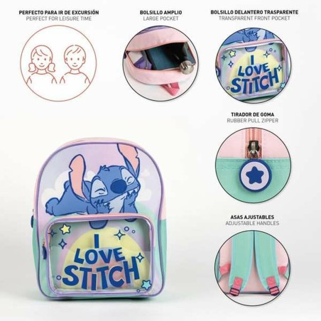 Zaino Scuola Stitch Lilla