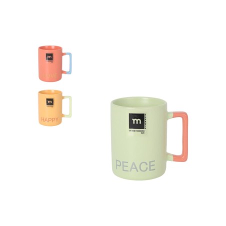 Tazza di caffè e tè La Mediterránea Love & Peace 180 ml (36 Unità)