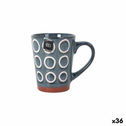 Tazza Mug La Mediterránea Almudena Azzurro 330 ml (36 Unità)