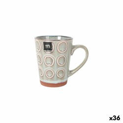 Tazza Mug La Mediterránea Almudena Grigio 330 ml (36 Unità)