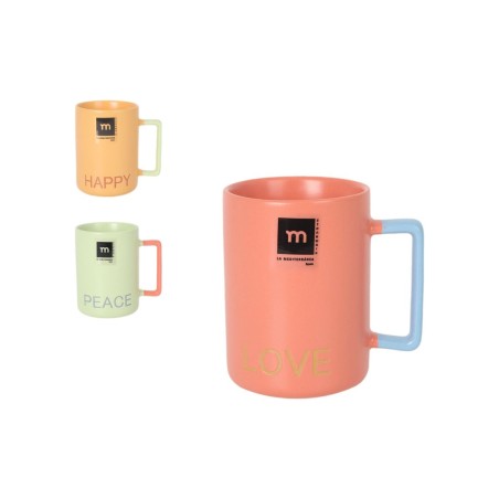 Tazza La Mediterránea Love&peace 340 ml (36 Unità)
