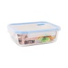 Porta pranzo Ermetico Quttin Boho Trasparente Rettangolare 1,5 L (6 Unità)