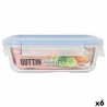 Porta pranzo Ermetico Quttin Boho Trasparente Rettangolare 1 L (6 Unità)