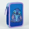 Astuccio Stitch Azzurro 12,5 x 19,5 x 4,5 cm