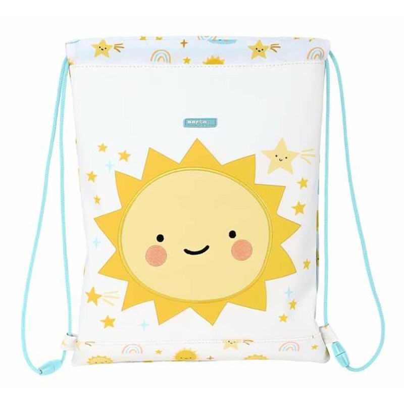 Zainetto con Cordini Safta Solete 26 x 34 x 1 cm Zainetto con Cordini Safta Solete 26 x 34 x 1 cm