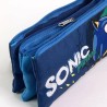 Portaoggetti Triplo Sonic Prime Azzurro Chiaro Light Blue 2,2 x 1,1 x 22,5 cm