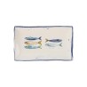 Teglia da Cucina La Mediterránea Peixe Rettangolare Pesci 25,3 x 15 x 2 cm (18 Unità)
