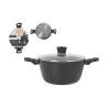 Casseruola con coperchio MasterChef 24 cm (4 Unità)