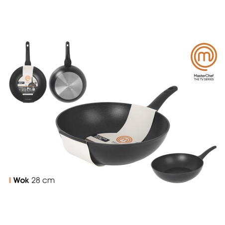 Padella Wok MasterChef 28 cm (6 Unità)