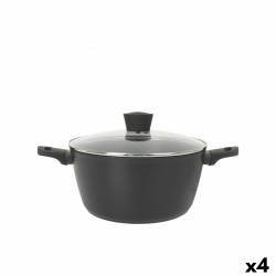 Casseruola con coperchio MasterChef 28 cm (4 Unità)